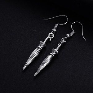 Trendy Vintage Umbrella Shape Dangle Earrings for Woman , K456